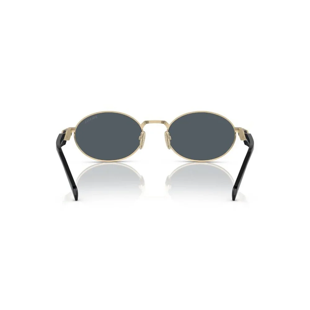Prada Sunglasses Sunnies PR 65ZS ZVN09T Pale gold 55-20-140 Metal Front - Picture 5 of 14